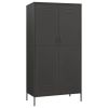 Wardrobe Anthracite 35.4"x19.7"x70.9" Steel