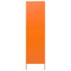 Wardrobe Orange 35.4"x19.7"x70.9" Steel