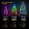 LinkedSparx Indoor String Lights, 54.9ft 210 LED App-Controlled LED Christmas Lights with Music Sync for Xmas Tree, Wedding Party Halloween Holidays H