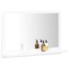 Bathroom Mirror White 23.6"x4.1"x14.6" Chipboard