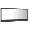 Bathroom Mirror Gray 35.4"x4.1"x14.6" Chipboard