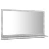 Bathroom Mirror Concrete Gray 23.6"x4.1"x14.6" Chipboard