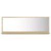 Bathroom Mirror Sonoma Oak 39.4"x4.1"x14.6" Chipboard