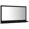 Bathroom Mirror Black 23.6"x4.1"x14.6" Chipboard