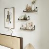 3PCS Rustic Wood Wall Storage Shelves Floating Shelves  for Bedroom Living Room Bathroom Kitchen Office XH