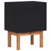 Nightstands 2 pcs 15.7"x11.8"x20.9" Solid Acacia Wood and MDF