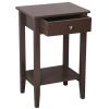 Two-layer Bedside Table Coffee Table with Drawer Coffee