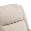 TV Recliner Chair Cream Fabric