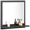 Bathroom Mirror Gray 15.7"x4.1"x14.6" Chipboard