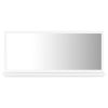 Bathroom Mirror White 31.5"x4.1"x14.6" Chipboard