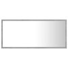 LED Bathroom Mirror Concrete Gray 35.4"x3.3"x14.6" Chipboard