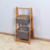 Living Room 2-Tier Storage Rack Bedroom Bamboo Rack