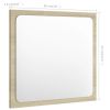 Bathroom Mirror Sonoma Oak 15.7"x0.6"x14.6" Chipboard