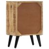 Bedside Cabinet 15.7"x11.8"x23.6" Solid Mango Wood