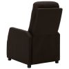 Recliner Dark Brown Fabric