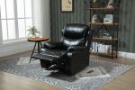 [Only for Pickup] 36.5'' Wide Faux Leather Manual Glider Standard Recliner, 3 Colors Available