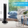 For Office Indoor Bedroom And Home Simple Deluxe With Remote Control 32'' Electric Oscillating Tower Fan Black