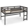 Lara Twin Loft Bed, Gray Finish