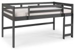 Lara Twin Loft Bed, Gray Finish