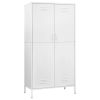 Wardrobe White 35.4"x19.7"x70.9" Steel