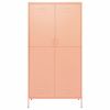 Wardrobe Pink 35.4"x19.7"x70.9" Steel