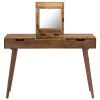 Dressing Table 44"x17.7"x29.9" Solid Mango Wood