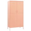 Wardrobe Pink 35.4"x19.7"x70.9" Steel