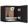 Bedside Cabinets 2 pcs Black 12"x11.8"x11.8" Chipboard