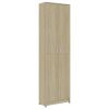 Hallway Wardrobe Sonoma Oak 21.7"x9.8"x74.4" Chipboard