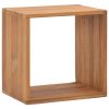 Bedside Cabinet 15.7"x11.8"x15.7" Solid Teak Wood