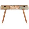 Dressing Table with Mirror 44.1"x17.7"x29.2" Solid Reclaimed Wood