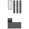 Hallway Unit Gray 39.4"x9.8"x30.1" Chipboard