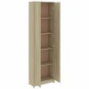 Hallway Wardrobe Sonoma Oak 21.7"x9.8"x74.4" Chipboard