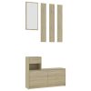 Hallway Unit Sonoma Oak 39.4"x9.8"x30.1" Chipboard