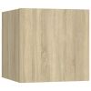 Bedside Cabinet Sonoma Oak 12"x11.8"x11.8" Chipboard