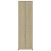 Hallway Wardrobe Sonoma Oak 21.7"x9.8"x74.4" Chipboard