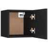 Bedside Cabinets 2 pcs Black 12"x11.8"x11.8" Chipboard