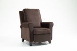 [Only for Pickup] 32.75'' Wide Velvet Manual Wing Chair Recliner, 2 Colors Available