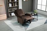 [Only for Pickup] 32.75'' Wide Velvet Manual Wing Chair Recliner, 2 Colors Available