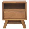 Bedside Cabinet 15.7"x11.8"x17.7" Solid Teak Wood