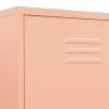 Wardrobe Pink 35.4"x19.7"x70.9" Steel