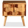 Bedside Cabinet with 1 Drawer Solid Sheesham Wood