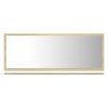 Bathroom Mirror White and Sonoma Oak 35.4"x4.1"x14.6" Chipboard