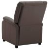 Recliner Brown Faux Leather