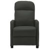 Reclining Chair Anthracite Faux Leather