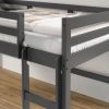 Lara Twin Loft Bed, Gray Finish