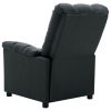 Electric Recliner Dark Gray Fabric