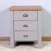 Living Room Storage Cabinet Bedroom nightstand with 3 Drawers 17.7 x 17.7 x 22.05 inch