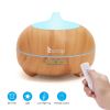 Zokop 21411yk 550ml Aroma Diffuser Brown Plastic with White Remote Control Colorful Light RT