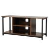 TV Stand for TV up to 50 inch 3 Tier Entertainment Center Modern TV Stand Media Console Table with Open Shelving Storage Wood Retro Industrial TV Cabi